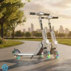 Home 8 Foldable Two-Wheeled Scooter for Kids 6–15 Years