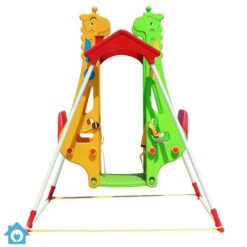 Giraffe Two Kids Stand Swing