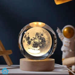 Glowing Crystal Ball Moon Lamp Ornament
