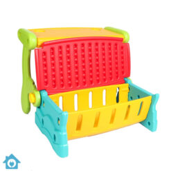 Kids Convertible Bench Desk Chair Set with Storage