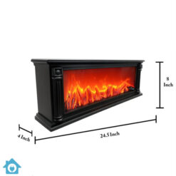 LED Fireplace Lantern Flame Effect Lamp 24 Inch