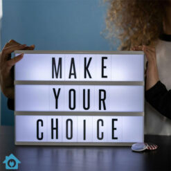 LED Message Light Box with Letters & Symbols