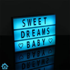 LED Message Light Box with Letters & Symbols