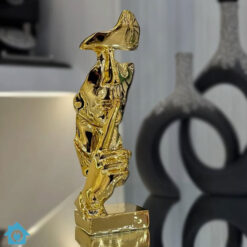 Silent Thinker Face Ceramic Sculpture