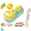 Multifunctional 2in1 Plastic Dumpling Mold Samosa Maker