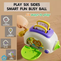 Multifunctional Toaster Busy Toy for Kids