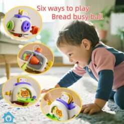 Home 18 Multifunctional Toaster Busy Toy for Kids