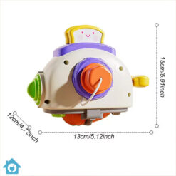 Multifunctional Toaster Busy Toy for Kids
