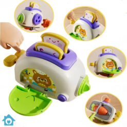 Multifunctional Toaster Busy Toy for Kids