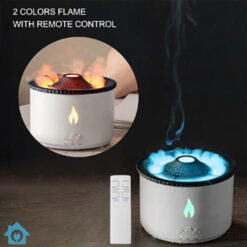 Premium Humidifier with Flame Light