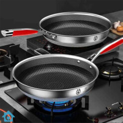 Premium Laser Coated Honeycomb Frypan Nonstick Steel