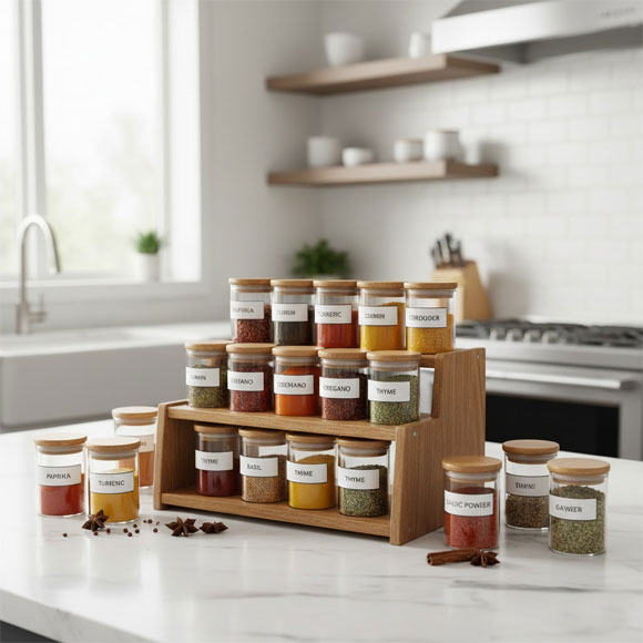 Spice Racks & Jars in Pakistan – Kitchen Masala Organizers