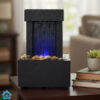 Tabletop Waterfall Fountain with LED Lights