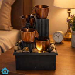Tabletop Waterfall Fountain with LED Lights