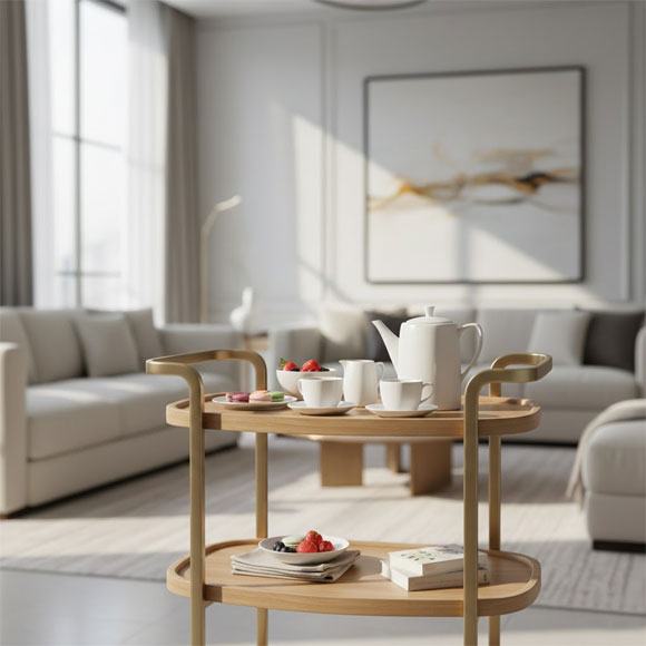 Tea Trolley in Pakistan