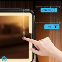 Vanity Organizer with LED Mirror