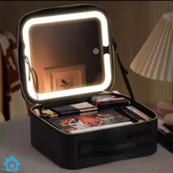 Vanity Organizer with LED Mirror